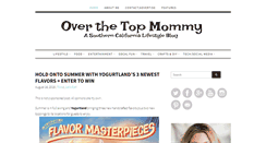 Desktop Screenshot of overthetopmommy.com